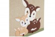 Boîte de rangement enfant avec couvercle pliable - motif biche - Bieco