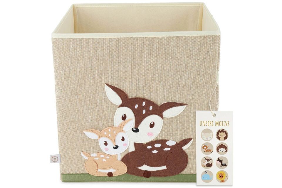 Boîte de rangement carré enfant biche bieco