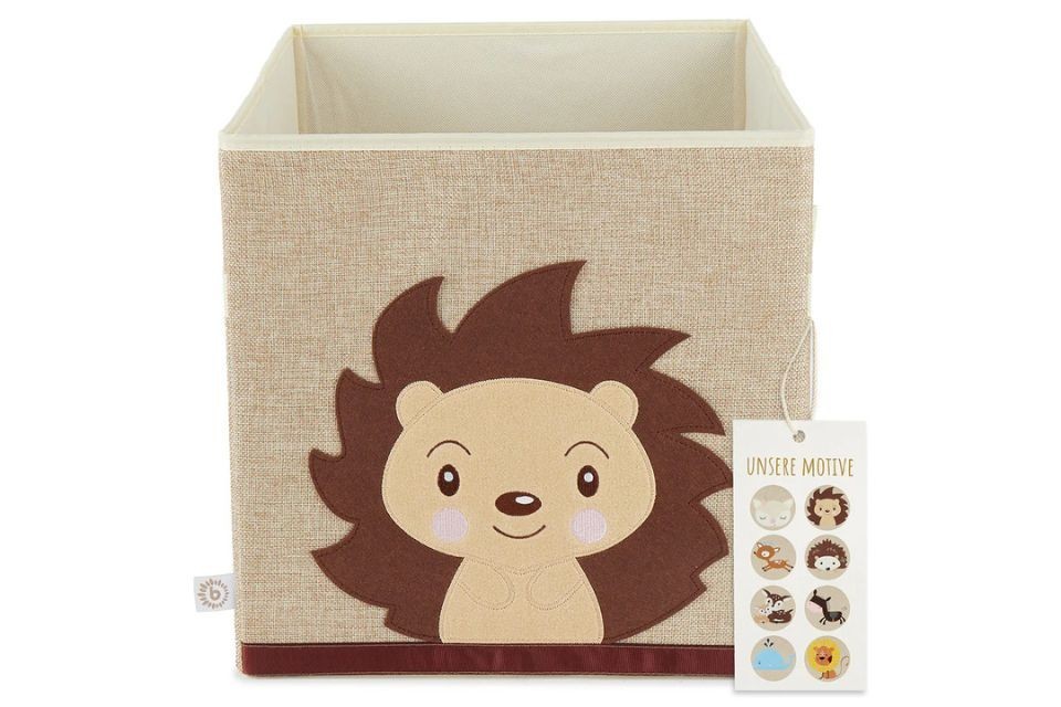 Boîte de rangement carré enfant hérisson piksi bieco