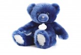 Ours en Peluche - 37cm - Bleu Nuit et Paillettes