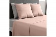 Parure de drap 180x290 3 pièces Coton Blush