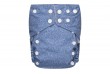 Couche lavable bébé - Criss cross blue - Bumbuns