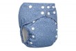 Couche lavable bébé - Criss cross blue - Bumbuns