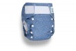 Couche lavable bébé - Criss cross blue - Bumbuns