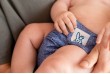 Couche lavable bébé - Criss cross blue - Bumbuns