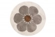 Tapis rond - Bohemian Daisy - Taupe