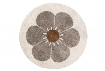 Tapis rond - Bohemian Daisy - Taupe