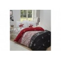 Housse de couette 220x240 + 2 taies d'oreiller Bhpc 004 Red