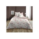 Housse de couette 220x240 + 2 taies d'oreiller 63x63 Hortensia