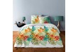 Housse de couette 220x240 cm + 2 taies d'oreiller Monstera Blanc