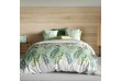 Housse de couette 220x240 cm + 2 taies d'oreiller Tropical Vert