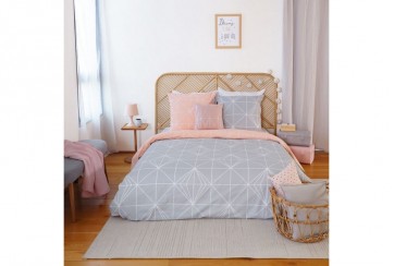 Housse de couette 240x260 + 2 taies d'oreiller Shyne