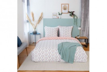 Housse de couette 140x200 + 1 taie d oreiller Bio Mille