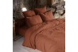 Housse de couette 140x200 Gaze de Coton Terracotta