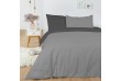 Parure de lit 240x260 Coton Grisclair_Anthracite