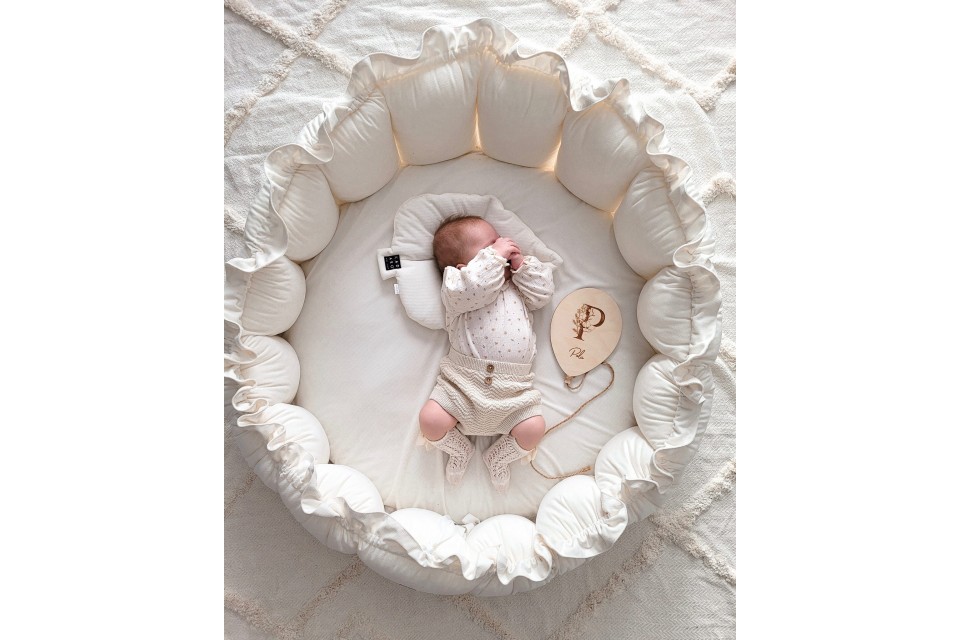 réducteur de lit nid bébé motifs décoration chambre de bébé – kidyhome